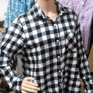 Old Navy Women's Flannel Tunic Shirt